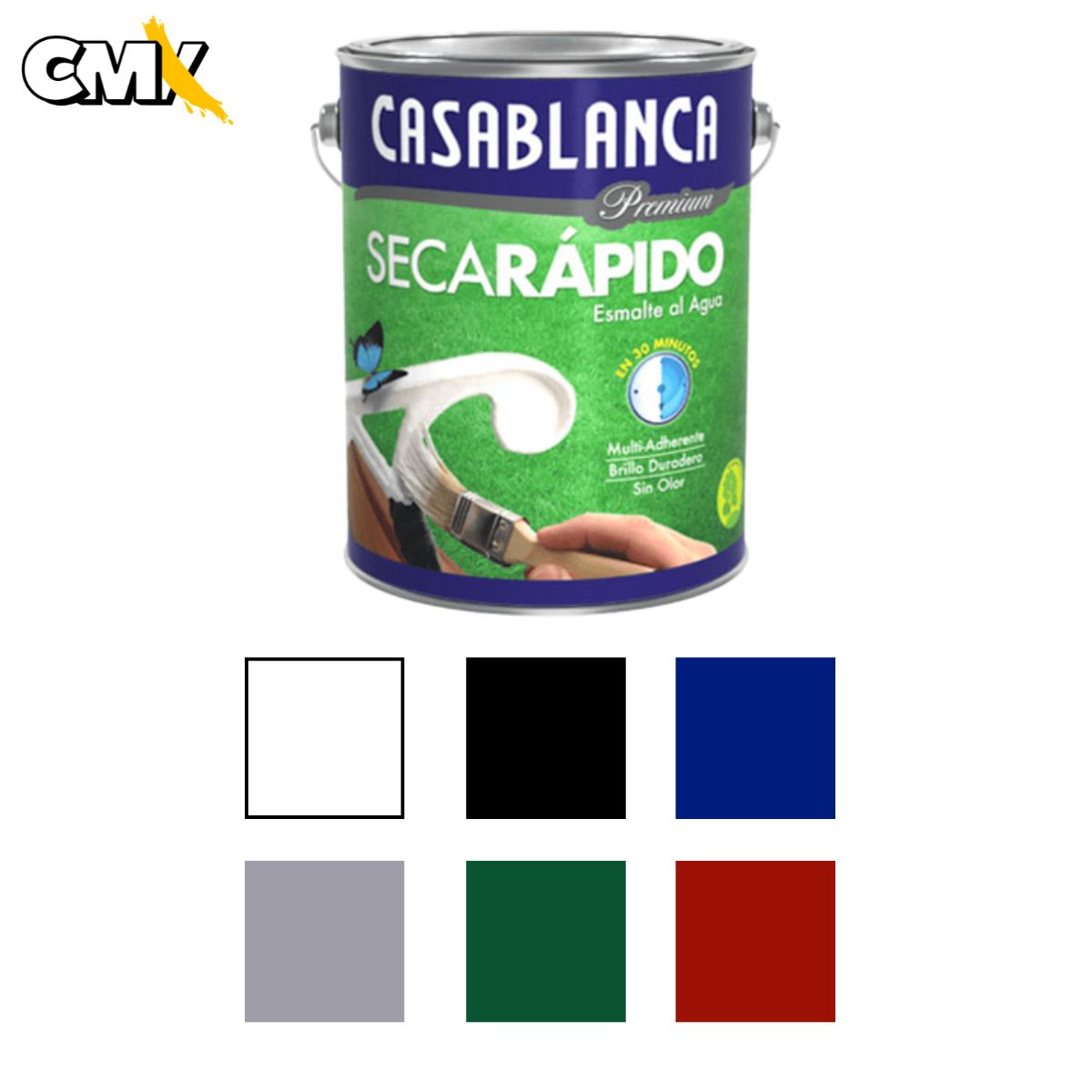 Esmalte al Agua Secado Rapido Casablanca - Imagen 2