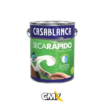 Esmalte al Agua Secado Rapido Casablanca
